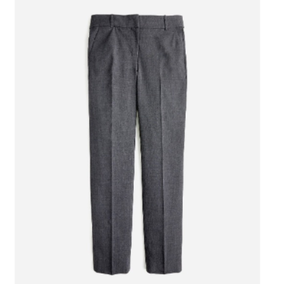 J. Crew Pants - J.Crew | Cameron slim crop pant in Italian stretch wool | Heather Coal | Size 4